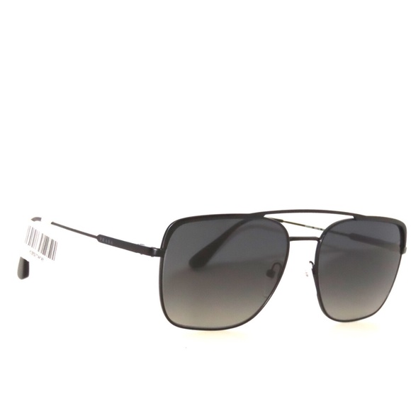 Prada SPR53V 53 1BO-5W1 59 Matte Black Gray Gradient Polarized Sunglasses 53V - Picture 3 of 3